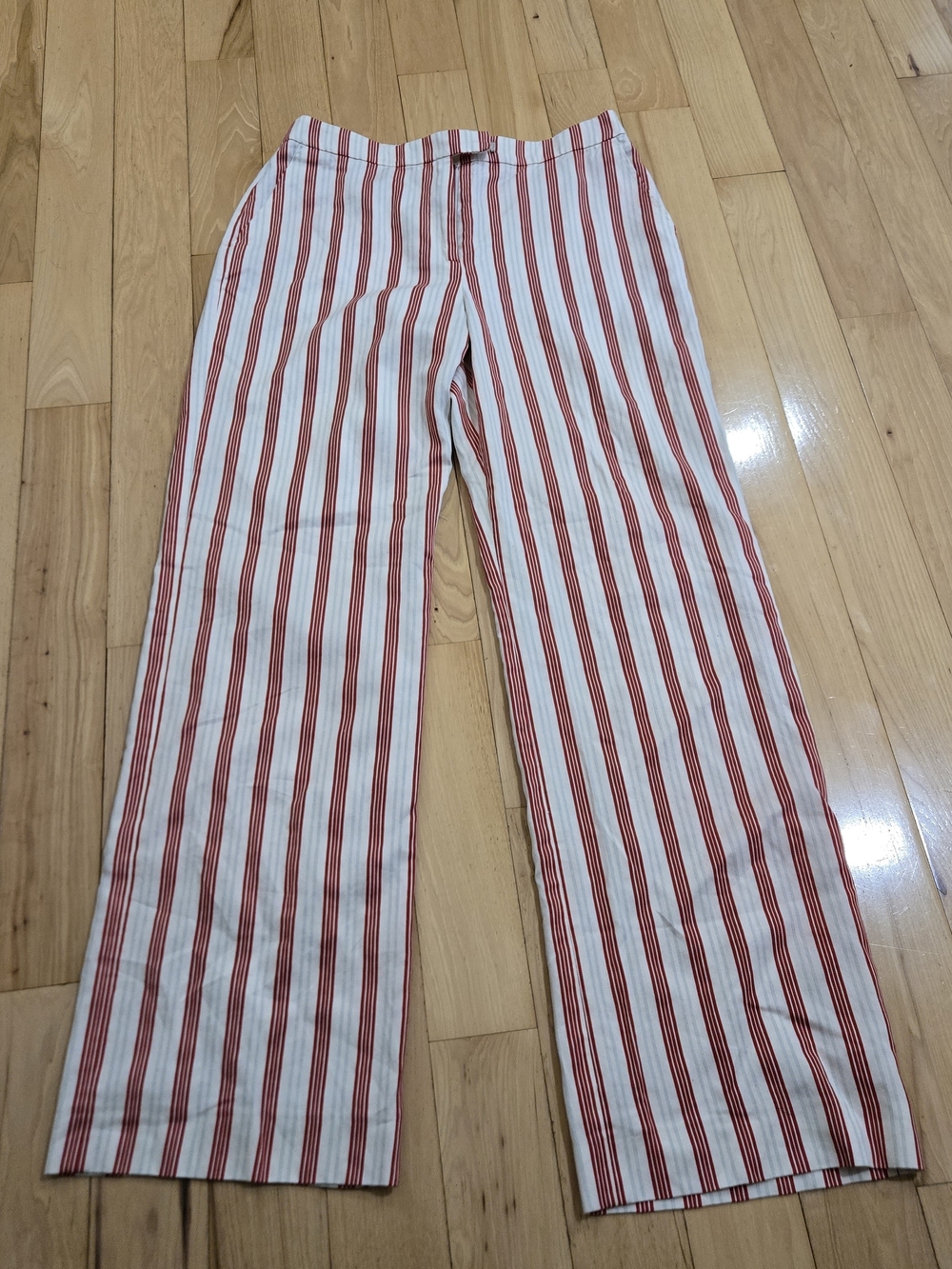 Vtg Cacharel Striped Cotton Pants